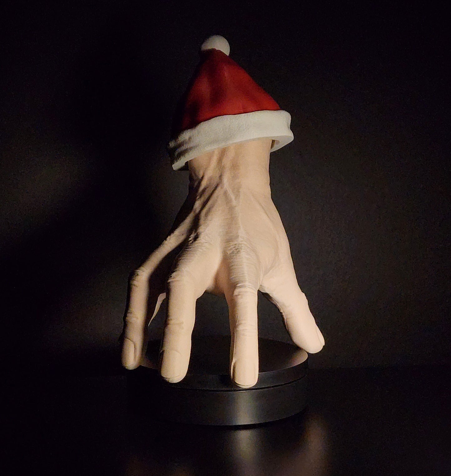 Life-size Thing from Addams Family with Removable Santa Hat - Christmas Santa Thing Hand - 3D Printed Prop