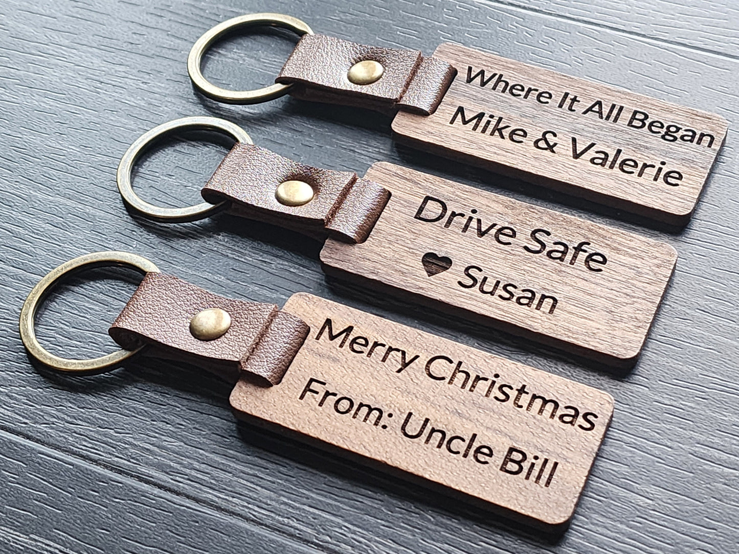 Spotify Keychain Rustic Wood Design | Personalized Song Keychain, Custom Music Keychain, Song Keyring Gift, Custom Engraved, 2 sided