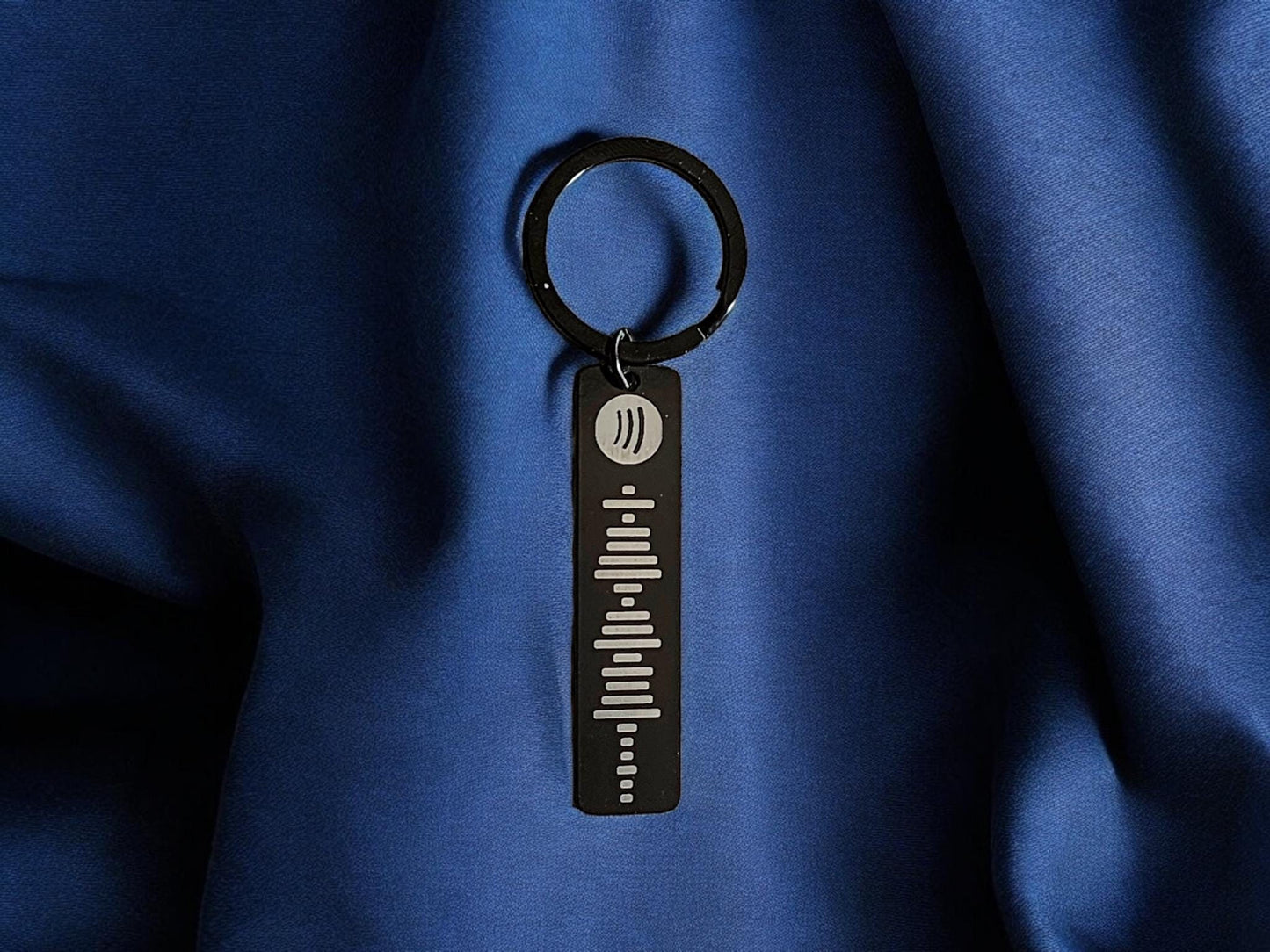 Spotify Keychain | Personalized Song Keychain, Custom Music Keychain, Song Keyring Gift, Stainless Steel Metal, Custom Engraved, 2 sided