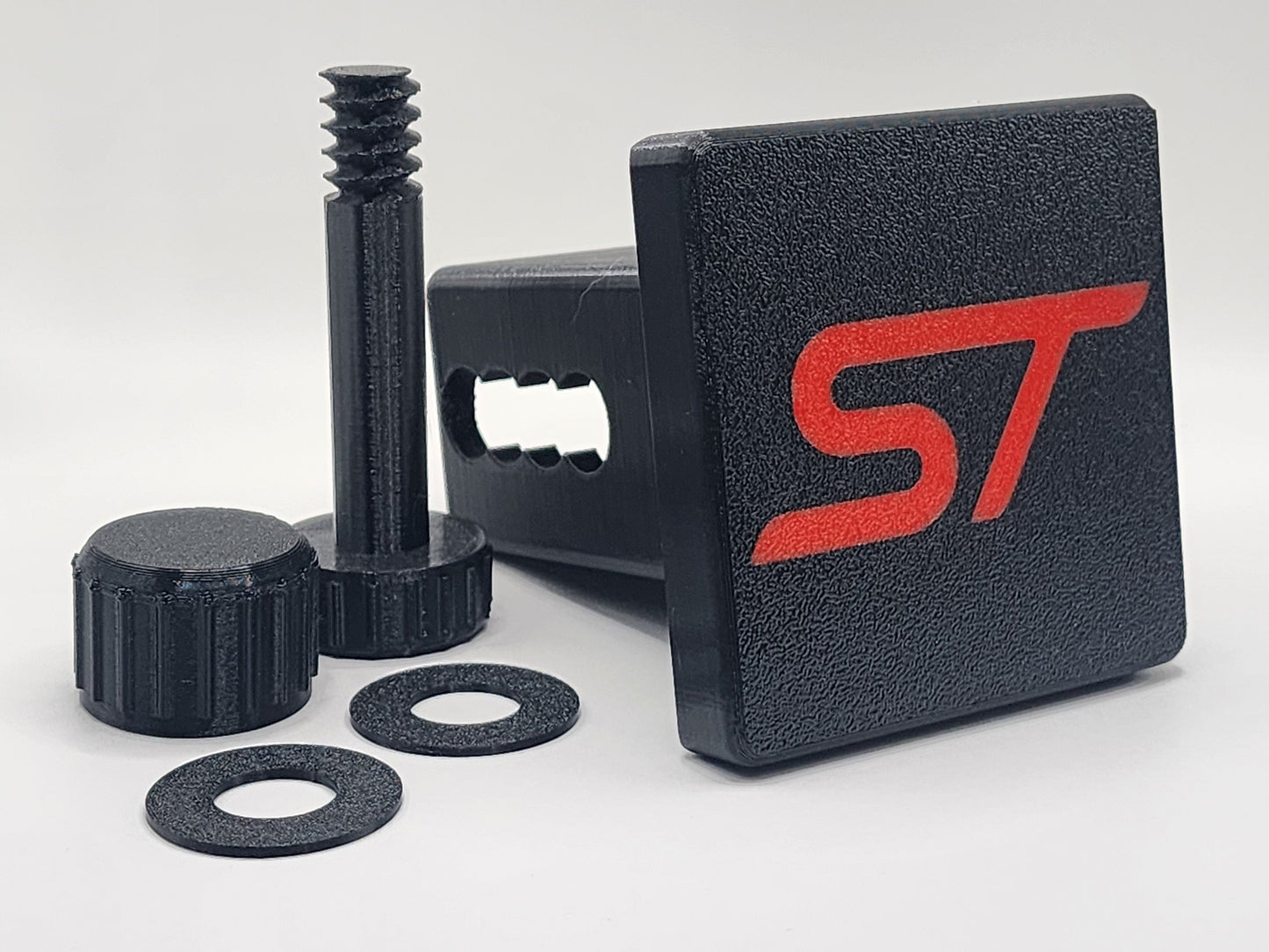 ST Trailer Hitch Cover | Fits 2" Tow Hitch | Universal Custom Trailer Hitch Receiver Covers