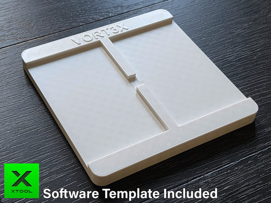 XTool F1 Double Business Card Jig & Creative Space Software Template for Xtool F1 Laser Engraver