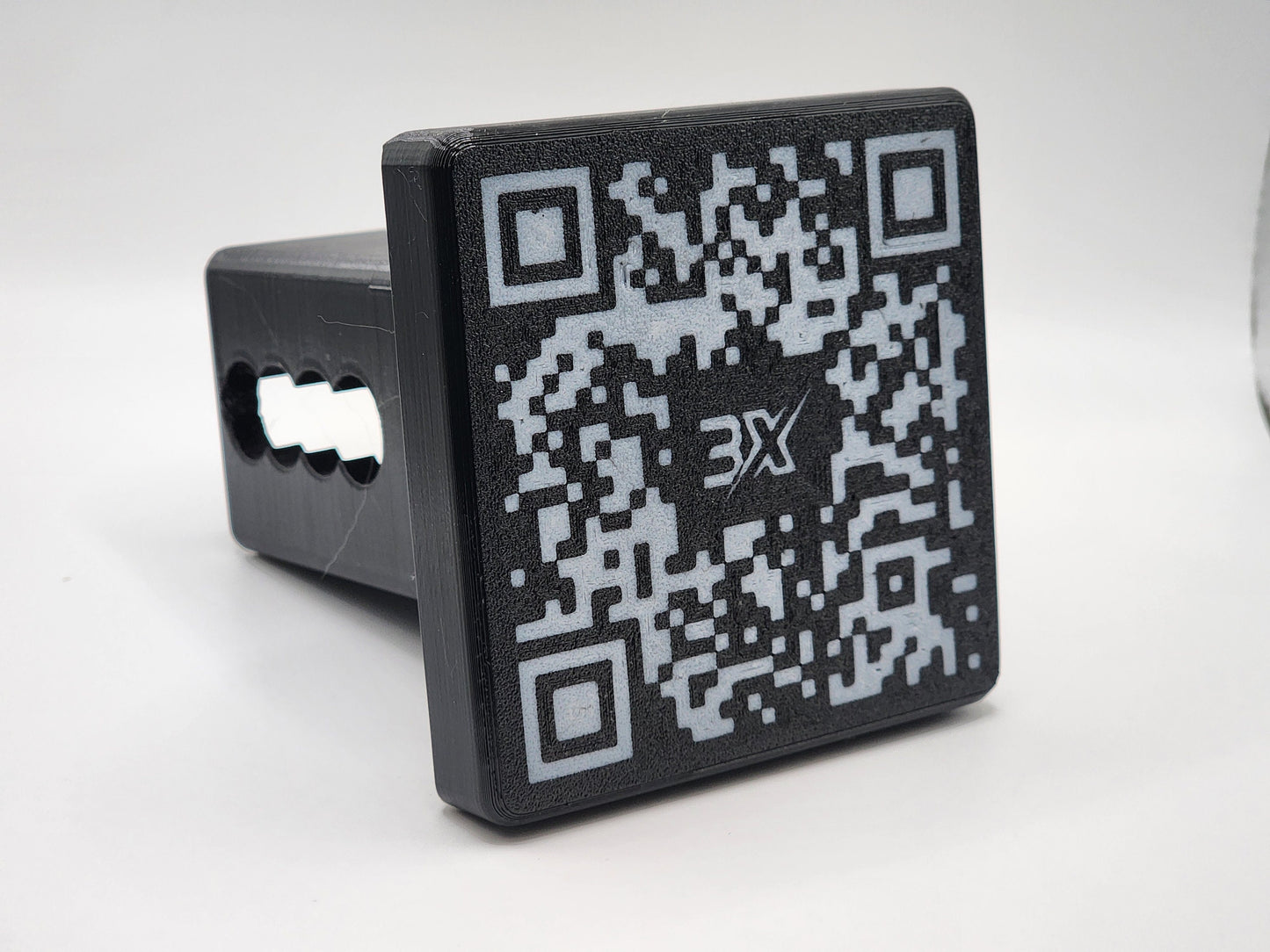 Custom QR Code Trailer Hitch Cover | Fits 2" Tow Hitch