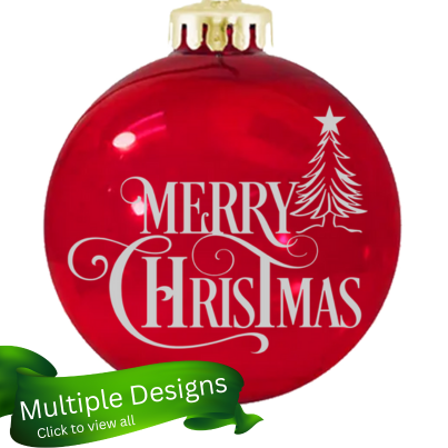 Christmas Collection Glass Ornaments