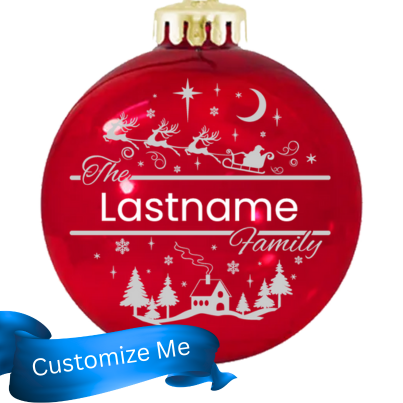 Personalized Glass Ornaments