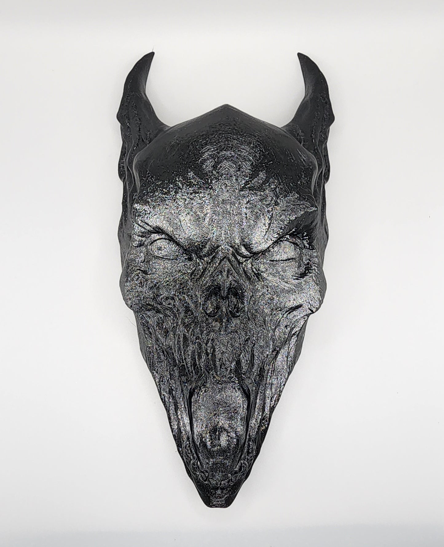 Scary Man Bat Halloween Decor 3D Printed Wall Art Statue Head