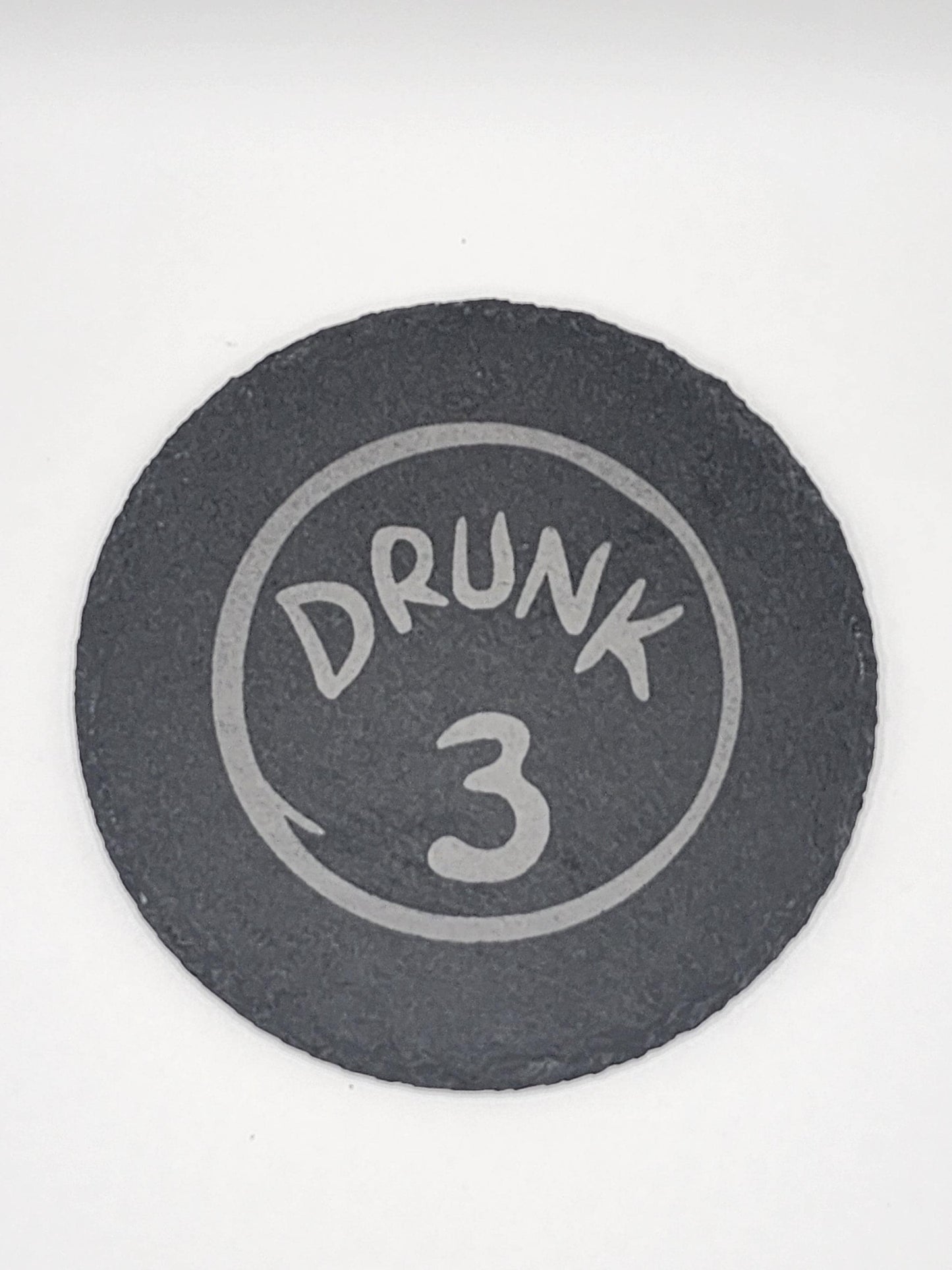 Drunk 1 Drunk 2 Slate Coasters, Natural Rock Unfinished, Home Decor, Drinkware, Housewarming Gift, Coffee Beer Bar Drink Coaster, Stone