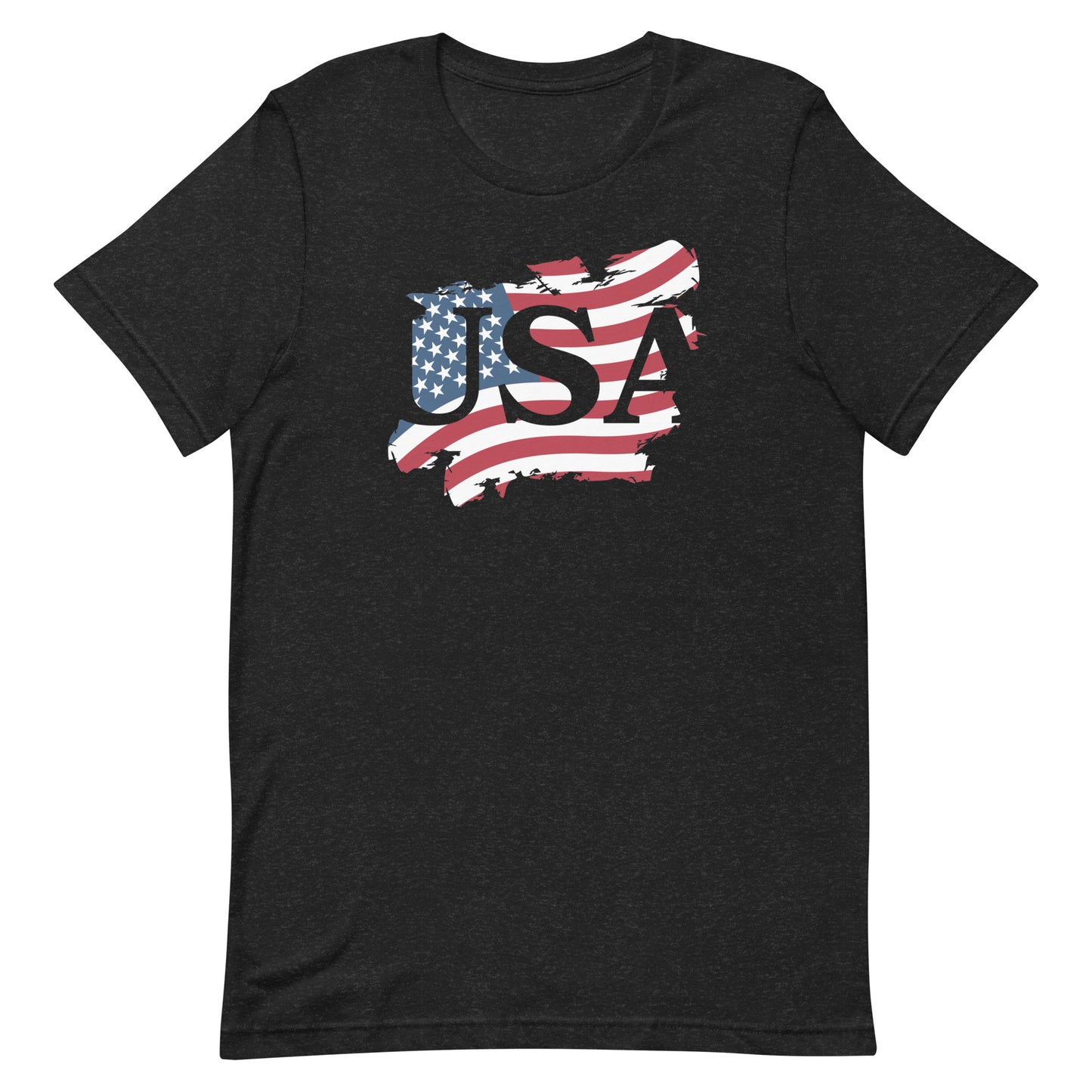 American Flag USA Cutout Shirt